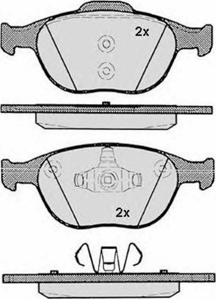 Raicam 785.0 - Тормозные колодки, дисковые, комплект autospares.lv