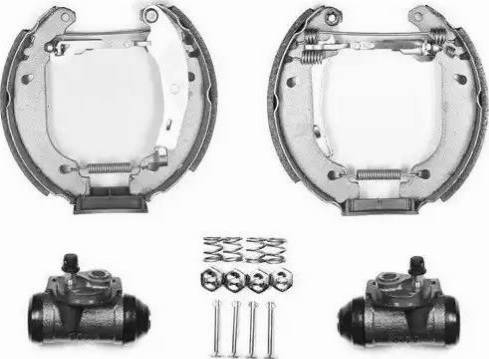 Raicam 7214RP - Комплект тормозных колодок, барабанные autospares.lv