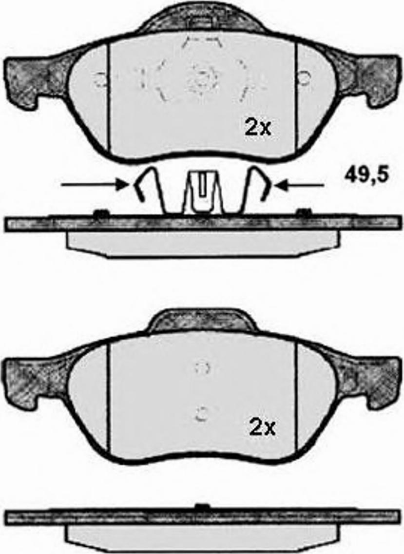 Raicam 770.2 - Тормозные колодки, дисковые, комплект autospares.lv