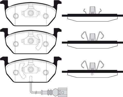 Raicam RA.0996.0 - Тормозные колодки, дисковые, комплект autospares.lv