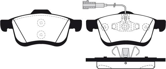 Raicam RA.0943.2 - Тормозные колодки, дисковые, комплект autospares.lv