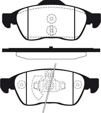 Raicam RA.0942.0 - Тормозные колодки, дисковые, комплект autospares.lv