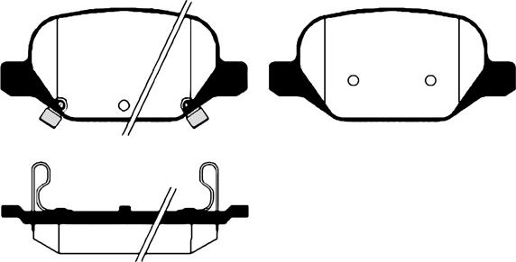 Raicam RA.0959.0 - Тормозные колодки, дисковые, комплект autospares.lv