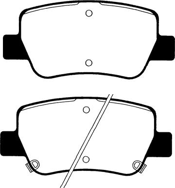 Raicam RA.0954.0 - Тормозные колодки, дисковые, комплект autospares.lv