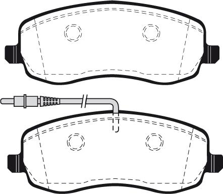 Raicam RA.0966.0 - Тормозные колодки, дисковые, комплект autospares.lv