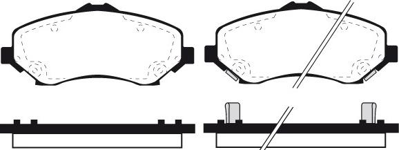 Raicam RA.0961.0 - Тормозные колодки, дисковые, комплект autospares.lv