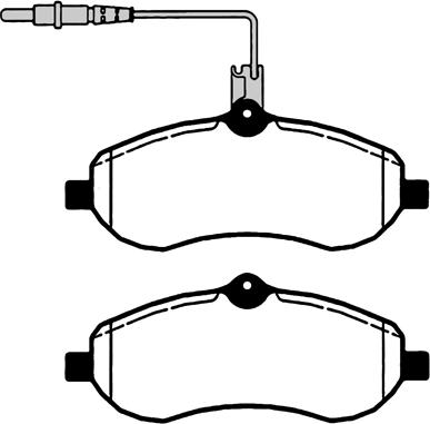 Raicam RA.0911.0 - Тормозные колодки, дисковые, комплект autospares.lv