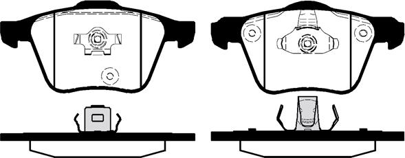 Raicam RA.0936.0 - Тормозные колодки, дисковые, комплект autospares.lv