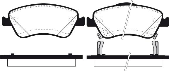 Raicam RA.0926.0 - Тормозные колодки, дисковые, комплект autospares.lv