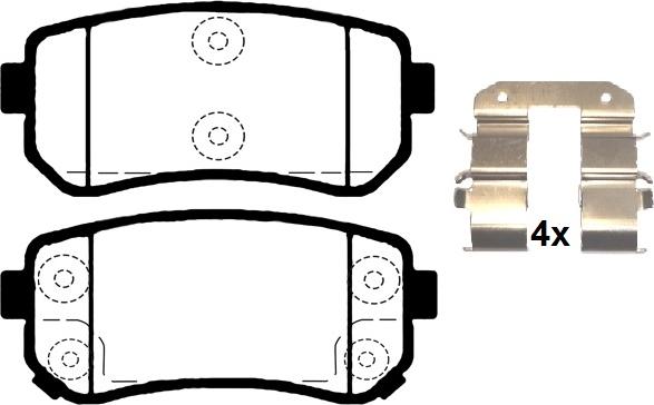 Raicam RA.0979.2K1 - Тормозные колодки, дисковые, комплект autospares.lv