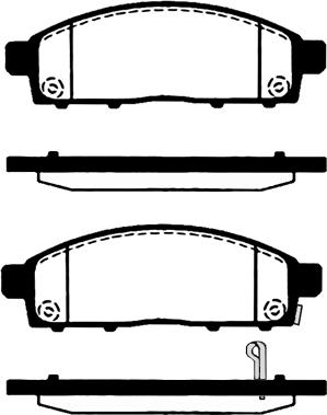 DriveTec DPAD2074 - Тормозные колодки, дисковые, комплект autospares.lv