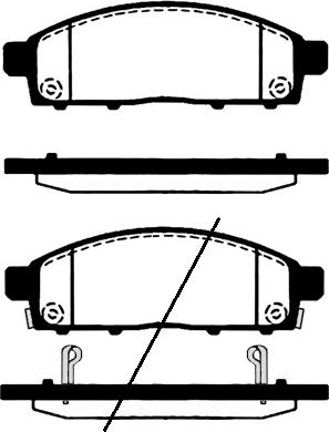 Raicam RA.0975.1 - Тормозные колодки, дисковые, комплект autospares.lv