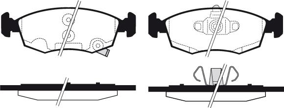 Raicam RA.0970.3 - Тормозные колодки, дисковые, комплект autospares.lv