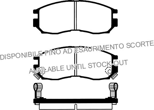 Raicam RA.0492.0 - Тормозные колодки, дисковые, комплект autospares.lv