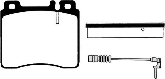 Raicam RA.0497.2 - Тормозные колодки, дисковые, комплект autospares.lv