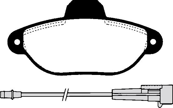 Woking 3948 - Тормозные колодки, дисковые, комплект autospares.lv