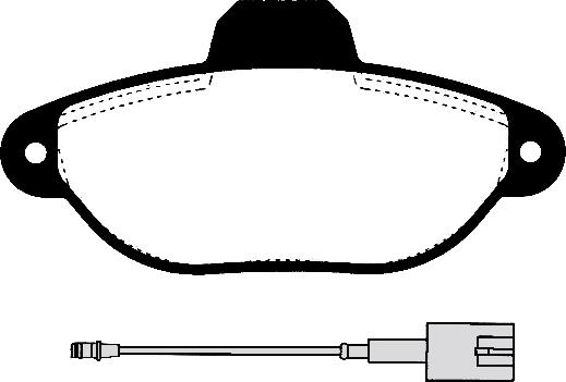 Triscan 362130470-38382 - Тормозные колодки, дисковые, комплект autospares.lv