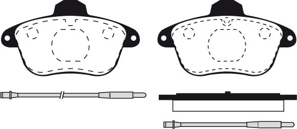 Raicam RA.0441.0 - Тормозные колодки, дисковые, комплект autospares.lv