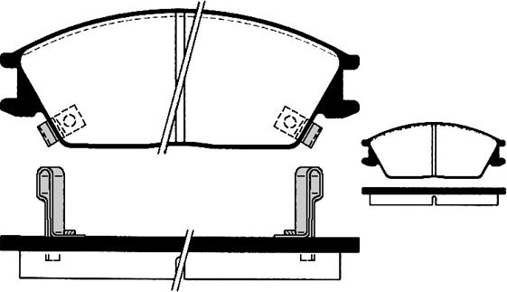 Raicam RA.0457.1 - Тормозные колодки, дисковые, комплект autospares.lv