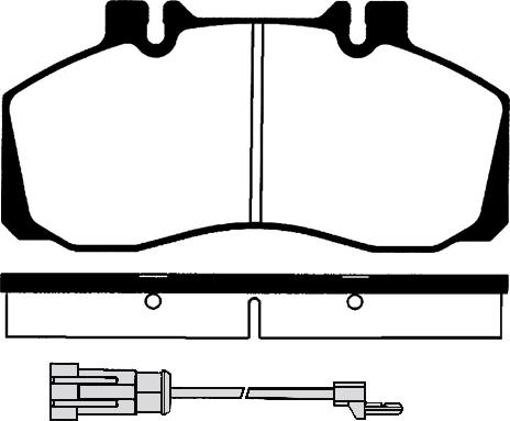 Raicam RA.0485.2 - Тормозные колодки, дисковые, комплект autospares.lv