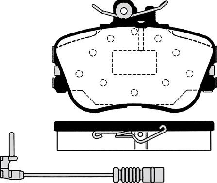 Raicam RA.0482.1 - Тормозные колодки, дисковые, комплект autospares.lv