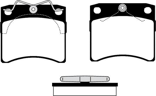 Raicam RA.0430.1 - Тормозные колодки, дисковые, комплект autospares.lv