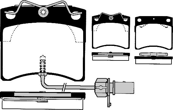 Raicam RA.0430.2 - Тормозные колодки, дисковые, комплект autospares.lv