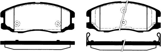 Raicam RA.0425.0 - Тормозные колодки, дисковые, комплект autospares.lv