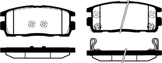 Raicam RA.0426.0 - Тормозные колодки, дисковые, комплект autospares.lv