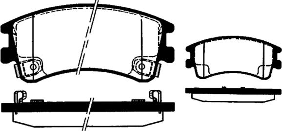 Raicam RA.0475.0 - Тормозные колодки, дисковые, комплект autospares.lv