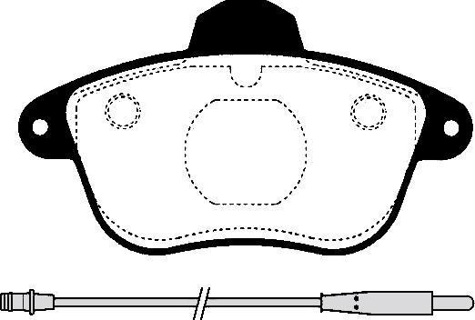 Raicam RA.0540.0 - Тормозные колодки, дисковые, комплект autospares.lv