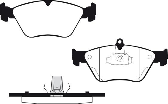 Raicam RA.0541.0 - Тормозные колодки, дисковые, комплект autospares.lv