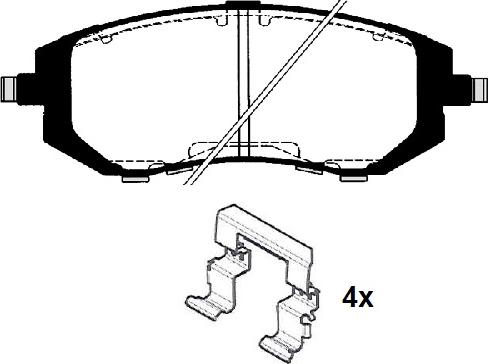 Raicam RA.0559.0K1 - Тормозные колодки, дисковые, комплект autospares.lv