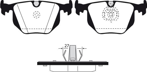 Raicam RA.0554.1 - Тормозные колодки, дисковые, комплект autospares.lv