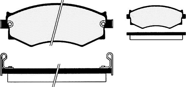 Raicam RA.0505.0 - Тормозные колодки, дисковые, комплект autospares.lv