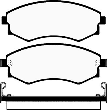 Raicam RA.0501.0 - Тормозные колодки, дисковые, комплект autospares.lv