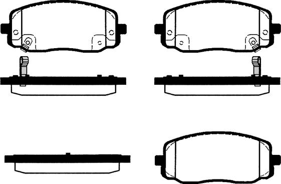 Raicam RA.0512.0 - Тормозные колодки, дисковые, комплект autospares.lv