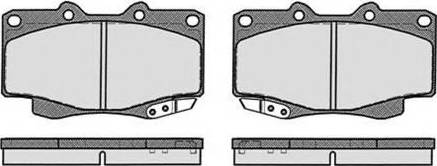 Raicam RA.0580.4 - Тормозные колодки, дисковые, комплект autospares.lv