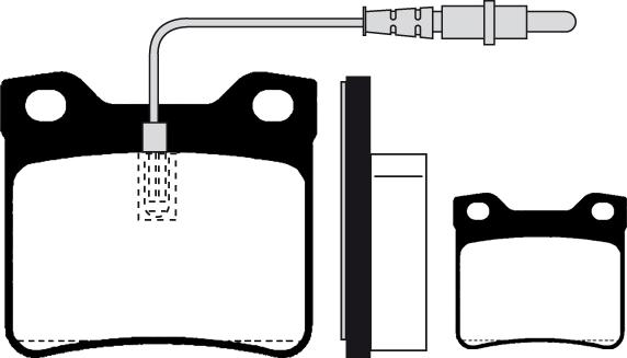 Dr!ve+ DP1010.10.1100 - Тормозные колодки, дисковые, комплект autospares.lv