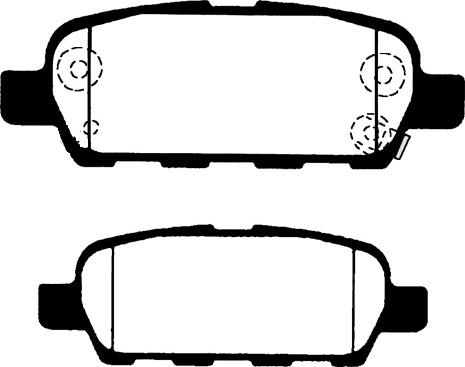 BENDIX 511090 - Тормозные колодки, дисковые, комплект autospares.lv