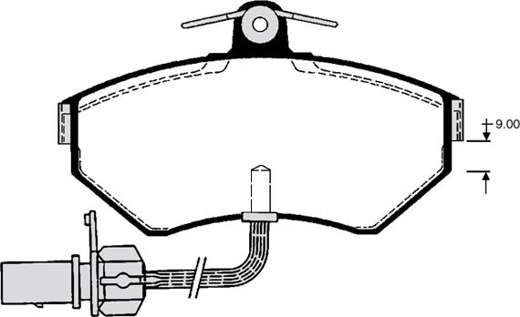 Raicam RA.0695.2 - Тормозные колодки, дисковые, комплект autospares.lv