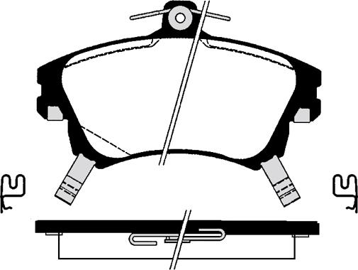 Raicam RA.0696.0 - Тормозные колодки, дисковые, комплект autospares.lv