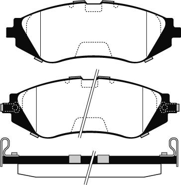 Raicam RA.0645.1 - Тормозные колодки, дисковые, комплект autospares.lv