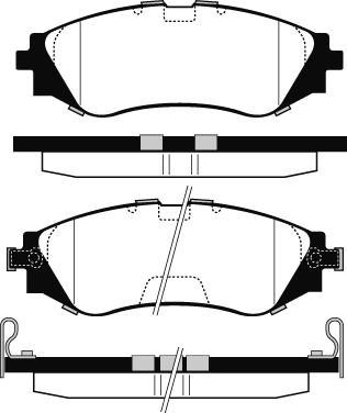 Raicam RA.0646.0 - Тормозные колодки, дисковые, комплект autospares.lv