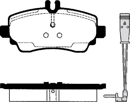 Raicam RA.0656.1 - Тормозные колодки, дисковые, комплект autospares.lv