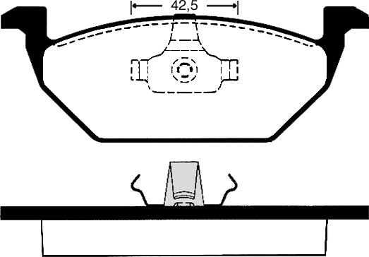 Raicam RA.0653.0 - Тормозные колодки, дисковые, комплект autospares.lv