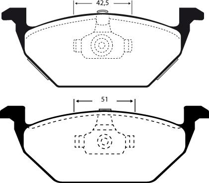 Raicam RA.0653.1 - Тормозные колодки, дисковые, комплект autospares.lv