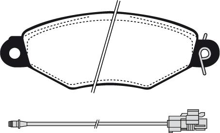 Raicam RA.0652.5 - Тормозные колодки, дисковые, комплект autospares.lv