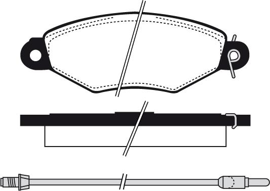 Raicam RA.0652.2 - Тормозные колодки, дисковые, комплект autospares.lv