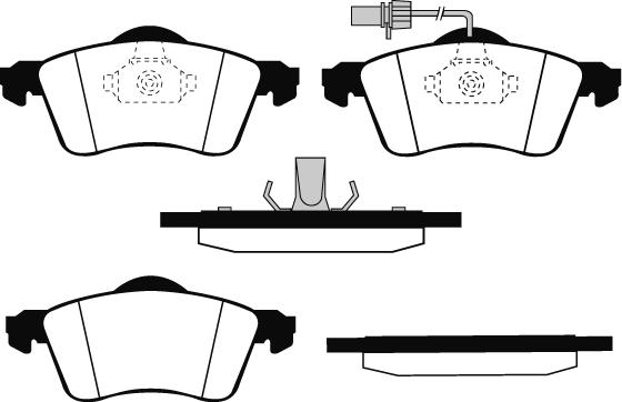 Raicam RA.0669.1 - Тормозные колодки, дисковые, комплект autospares.lv